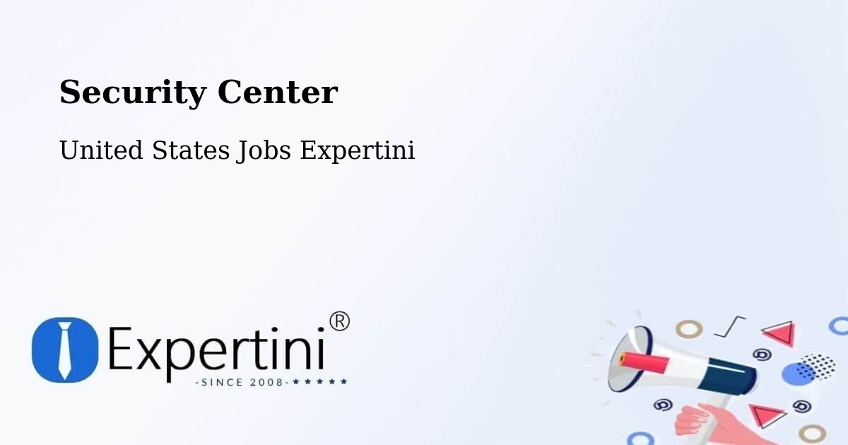 Security Center - United States Jobs Expertini